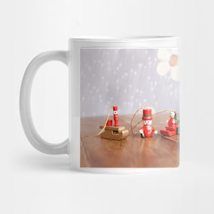 Four Christmas figurines Mug